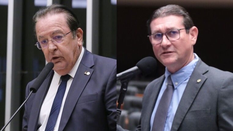 Deputados Luiz Carlos Motta e Rodrigo da Zaeli, lado a lado