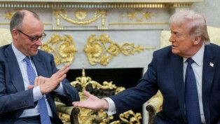Merz e Trump