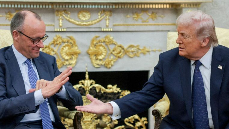 Merz e Trump