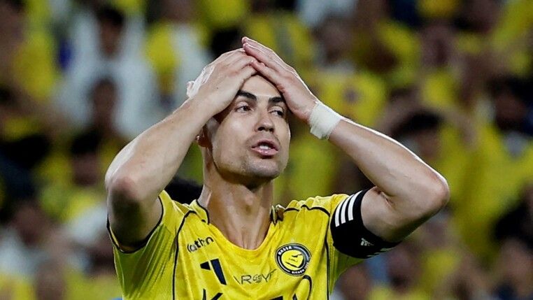 Soccer Football - Saudi Pro League - Al Nassr v Al Hilal - Al Awwal Park, Riyadh, Saudi Arabia - May 12, 2026 Al Nassr's Cristiano Ronaldo reacts REUTERS/Hamad I Mohammed TPX IMAGES OF THE DAY
