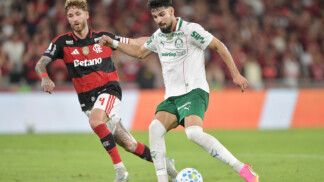 RJ - BRASILEIRO A 2026, FLAMENGO X PALMEIRAS - ESPORTES - RJ - RIO DE JANEIRO - 23/05/2026 - BRASILEIRO A 2026, FLAMENGO X PALMEIRAS - jogador do Palmeiras durante partida contra o Flamengo no estádio Maracanã pelo campeonato Brasileiro A 2026. 23/05/2026 - Foto: THIAGO RIBEIRO/AGIF - AGÊNCIA DE FOTOGRAFIA/AGIF - AGÊNCIA DE FOTOGRAFIA/ESTADÃO CONTEÚDO