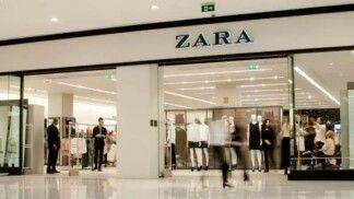 Fachada de uma loja da Zara