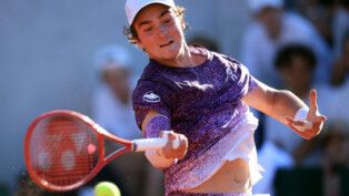 Tennis - French Open - Roland Garros, Paris, France - May 27, 2026 Brazil's Joao Fonseca in action during his second round match against Croatia's Dino Prizmic REUTERS/Guglielmo Mangiapane