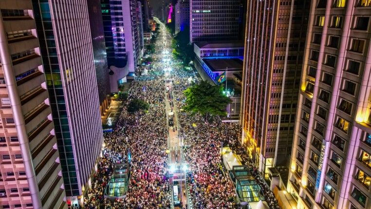 Festa de Ano Novo na Paulista (Foto: Edson Lopes Jr./Secom)