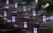 People attend Shakira's open concert at Copacabana beach in Rio de Janeiro, Brazil, May 2, 2026. REUTERS/Pilar Oliver