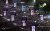 People attend Shakira's open concert at Copacabana beach in Rio de Janeiro, Brazil, May 2, 2026. REUTERS/Pilar Oliver