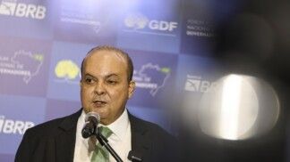 - O governador do DF, Ibaneis Rocha, durante a 16ª Reunião do Fórum Nacional de Governadores.