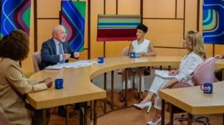 Presidente da República, Luiz Inácio Lula da Silva, durante Entrevista ao programa Sem Censura, nos estúdios da EBC