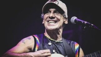 O cantor franco-espanhol Manu Chao durante apresentação