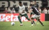 Allan jogador do Palmeiras durante partida contra o Remo no estádio Mangueirão pelo campeonato Brasileiro A 2026.