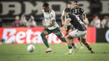 BRASILEIRO A 2026, REMO X PALMEIRAS Allan jogador do Palmeiras durante partida contra o Remo no estádio Mangueirão pelo campeonato Brasileiro A 2026.