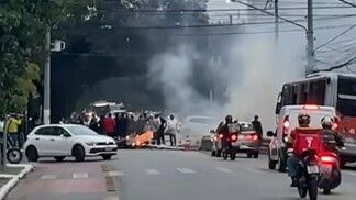 Protesto no Jaguaré, em São Paulo