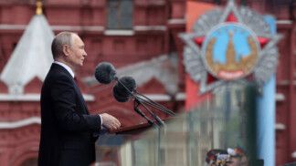 Vladimir Putin discursa em Moscou