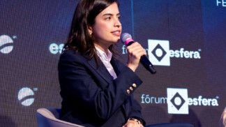 Deputada Tabata Amaral (PSB) no Fórum Esfera 2026