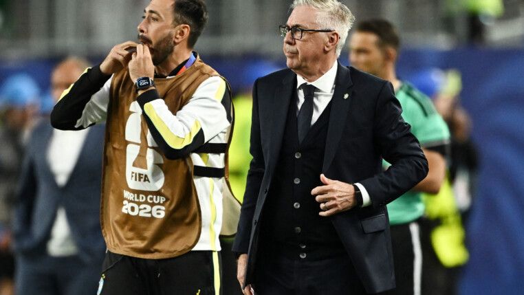 Carlo Ancelotti e, seu filho, Davide