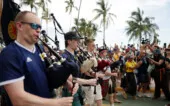 FIFA World Cup 2026 - Scotland fans march along Ocean Drive