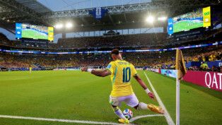 Neymar joga pelo Brasil contra a Escócia na Copa do Mundo 2026