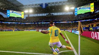 Neymar joga pelo Brasil contra a Escócia na Copa do Mundo 2026