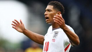 Soccer Football - FIFA World Cup 2026 - Group L - England v Ghana - Boston Stadium, Foxborough, Massachusetts, U.S. - June 23, 2026 England's Jude Bellingham reacts REUTERS/Peter Cziborra