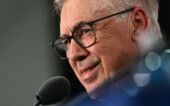 Carlo Ancelotti, técnico da Seleção Brasileira, durante coletiva de imprensa