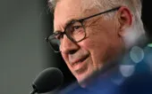 Carlo Ancelotti, técnico da Seleção Brasileira, durante coletiva de imprensa