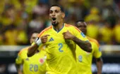 FIFA World Cup 2026 - Group K - Colombia v DR Congo Soccer Football - FIFA World Cup 2026 - Group K - Colombia v DR Congo - Estadio Guadalajara, Guadalajara, Mexico - June 23, 2026 Colombia's Daniel Munoz celebrates scoring their first goal REUTERS/Daniel Becerril TPX IMAGES OF THE DAY