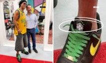 Ronaldinho Gaúcho usou tênis com 6 estrelas ao “abençoar” Seleção;