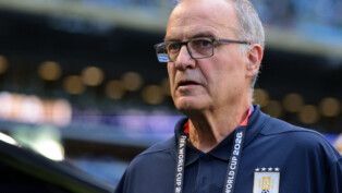 Soccer Football - FIFA World Cup 2026 - Group H - Uruguay v Cape Verde - Miami Stadium, Miami Gardens, Florida, U.S. - June 21, 2026 Uruguay coach Marcelo Bielsa before the match IMAGN IMAGES via Reuters/Sam Navarro