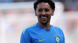 Soccer Football - FIFA World Cup 2026 - Brazil Training - Houston Dash & Dynamo Stadium, Houston, Texas, U.S. - June 28, 2026 Brazil's Marquinhos during training IMAGN IMAGES via Reuters/Troy Taormina