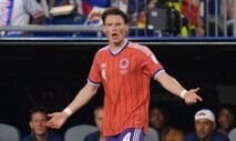 Soccer Football - FIFA World Cup 2026 - Group C - Haiti v Scotland - Boston Stadium, Foxborough, Massachusetts, U.S. - June 13, 2026 Scotland's Scott McTominay reacts IMAGN IMAGES via Reuters/David Butler Ii