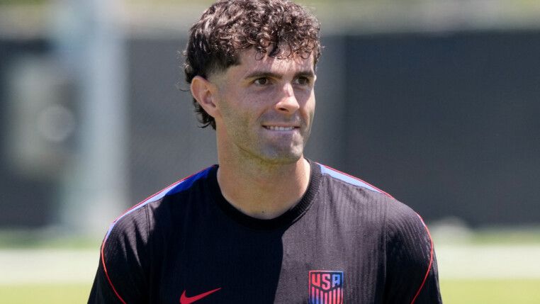 Soccer Football - FIFA World Cup 2026 - United States Training - Great Park Sports Complex, Irvine, California, U.S. - June 26, 2026 Christian Pulisic of the U.S. during training IMAGN IMAGES via Reuters/Kirby Lee