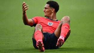 Soccer Football - FIFA World Cup 2026 - Group L - Panama v England - New York/New Jersey Stadium, East Rutherford, New Jersey, U.S. - June 27, 2026 England's Jarell Quansah reacts REUTERS/Dylan Martinez