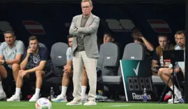 Soccer Football - FIFA World Cup 2026 - Group J - Argentina v Austria - Dallas Stadium, Arlington, Texas, U.S. - June 22, 2026 Austria coach Ralf Rangnick IMAGN IMAGES via Reuters/Jerome Miron