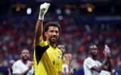 Soccer Football - FIFA World Cup 2026 - Group H - Spain v Cape Verde - Atlanta Stadium, Atlanta, Georgia, U.S. - June 15, 2026 Cape Verde's Vozinha celebrates after the match IMAGN IMAGES via Reuters/Brett Davis