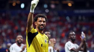 Soccer Football - FIFA World Cup 2026 - Group H - Spain v Cape Verde - Atlanta Stadium, Atlanta, Georgia, U.S. - June 15, 2026 Cape Verde's Vozinha celebrates after the match IMAGN IMAGES via Reuters/Brett Davis