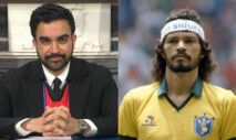 Zohran Mamdani, prefeito de Nova York, e o ex-jogador Sócrates