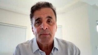 Aécio Neves em entrevista à TMC