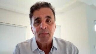 Aécio Neves em entrevista à TMC