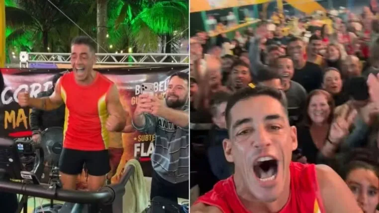 Guarda-vidas Flávio corre 24 horas pela segunda vez.