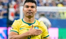 Casemiro no jogo Brasil x Japão