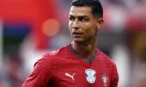 Cristiano Ronaldo em campo pela seleção de Portugal