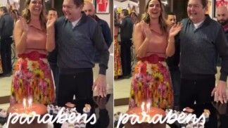 Faustão faz aparição rara em festa após alta hospitalar