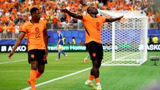 Holanda faz gol contra a Suécia na Copa do Mundo 2026