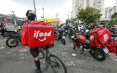 Entregadores do iFood