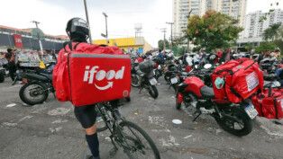 Entregadores do iFood