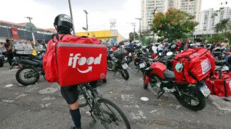Entregadores do iFood