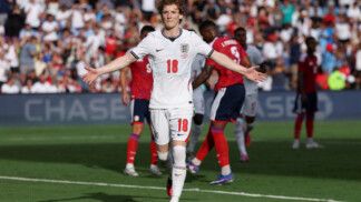 Soccer Football - International Friendly - England v Costa Rica - Inter&Co Stadium, Orlando, Florida, U.S. - June 10, 2026 England's Anthony Gordon celebrates scoring their second goal IMAGN IMAGES via Reuters/Nathan Ray Seebeck