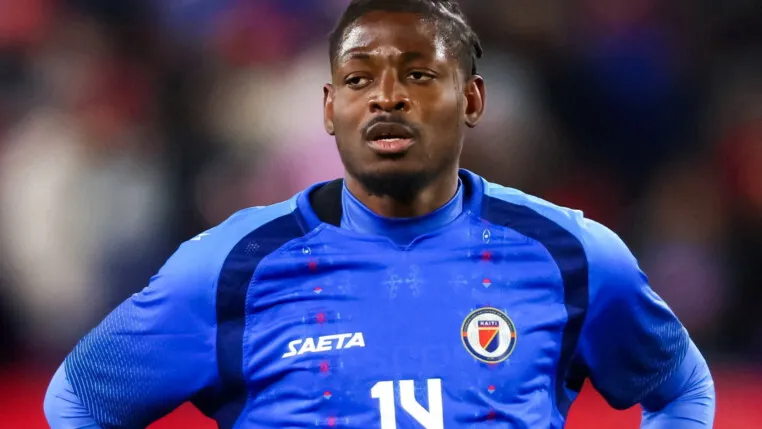 Leverton Pierre, jogador do Haiti