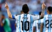 FIFA World Cup 2026 - Group J - Argentina v Algeria O argentino Lionel Messi comemora após marcar o primeiro gol da partida contra a Argélia, em Kansas City