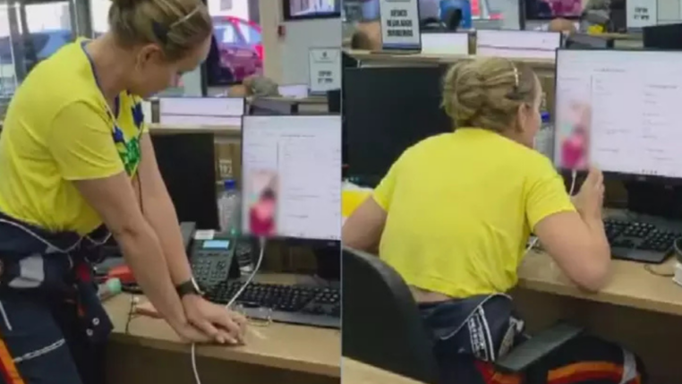 Médica tentou socorrer o torcedor via chamada de vídeo